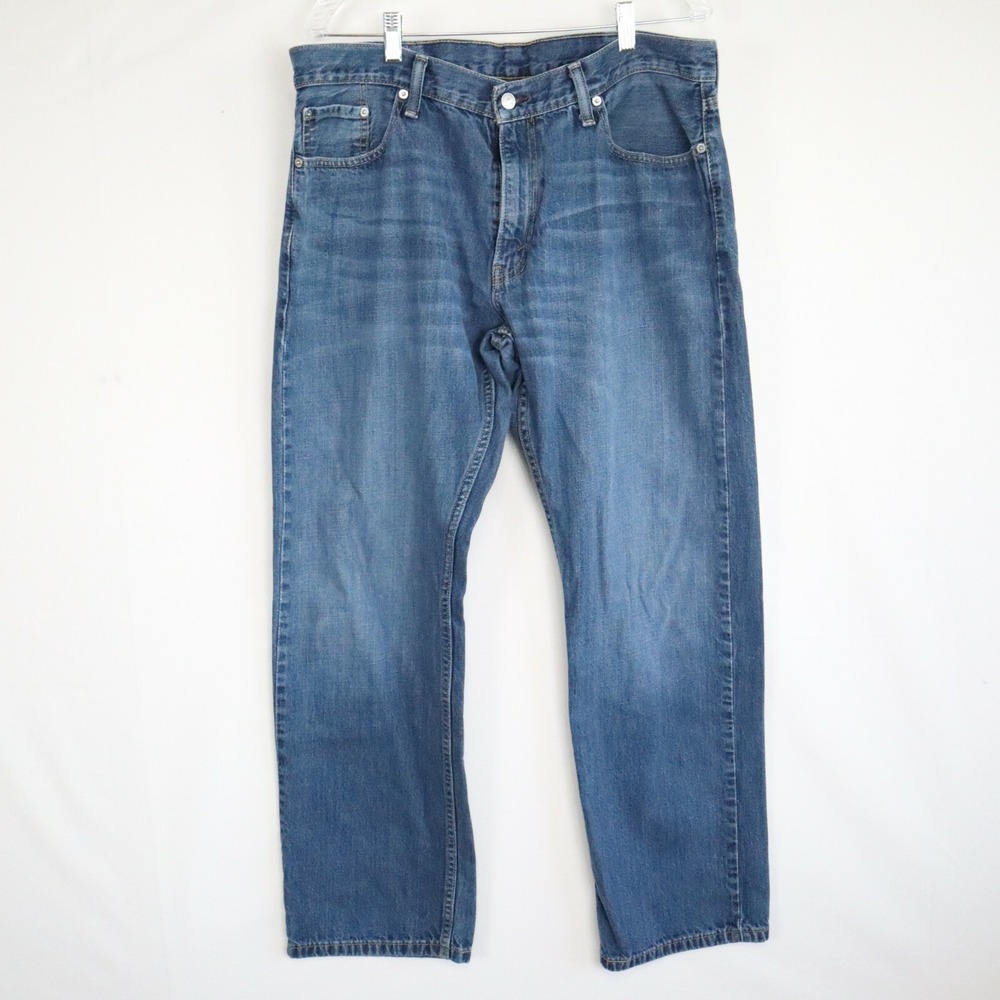 Levi's‎ 514 Jeans Mens 38x32 Straight Fit 5-Pocket Cotton Denim Blue